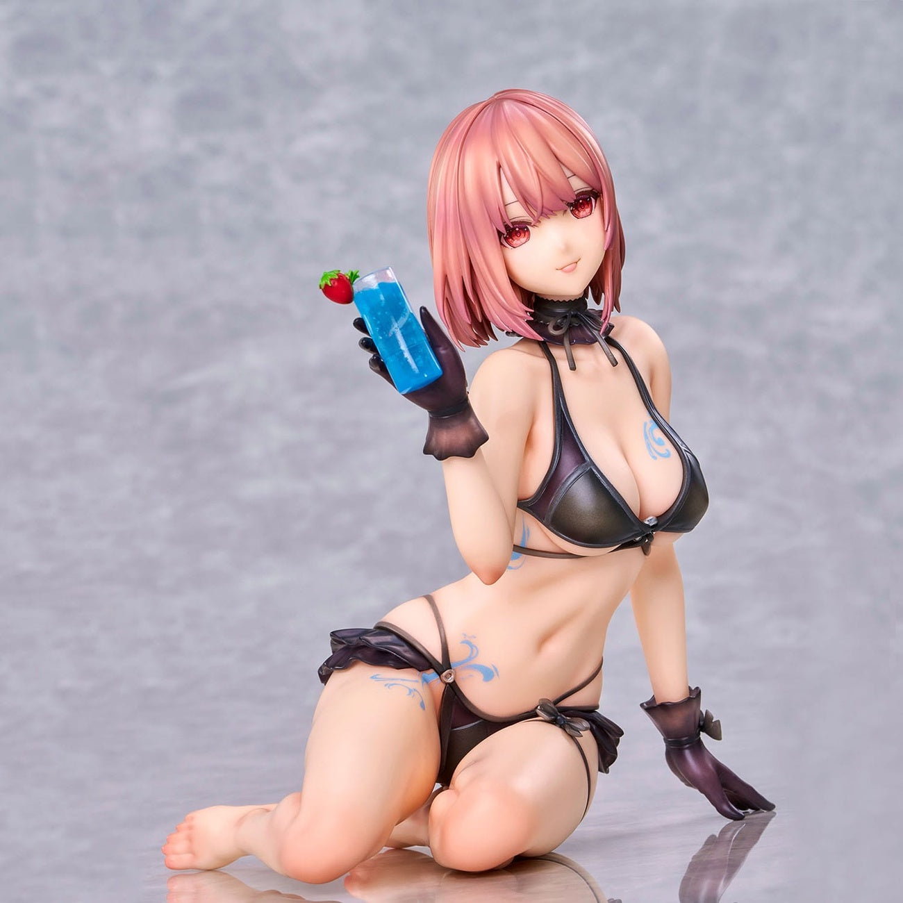 Product image Original Character PVC Statue necömi Illustration One more drink for the vacation 13 cm