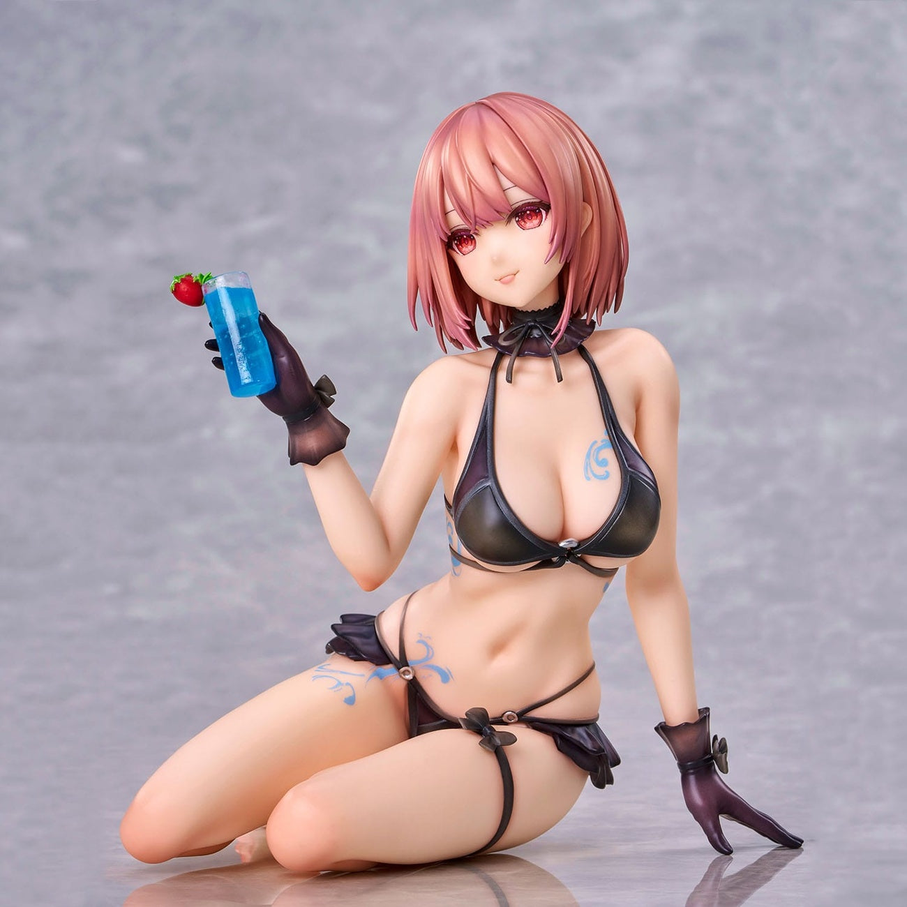 Product image Original Character PVC Statue necömi Illustration One more drink for the vacation 13 cm