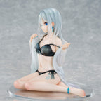 Imagen del producto Personaje original Estatua PVC 1/7 Silver-Haired Girl Sky Blue Morning Special Outfit Ver. por ilustración de Fuumi 16 cm