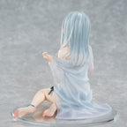 Imagen del producto Personaje original Estatua PVC 1/7 Silver-Haired Girl Sky Blue Morning Special Outfit Ver. por ilustración de Fuumi 16 cm