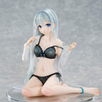 Imagen del producto Personaje original Estatua PVC 1/7 Silver-Haired Girl Sky Blue Morning Special Outfit Ver. por ilustración de Fuumi 16 cm