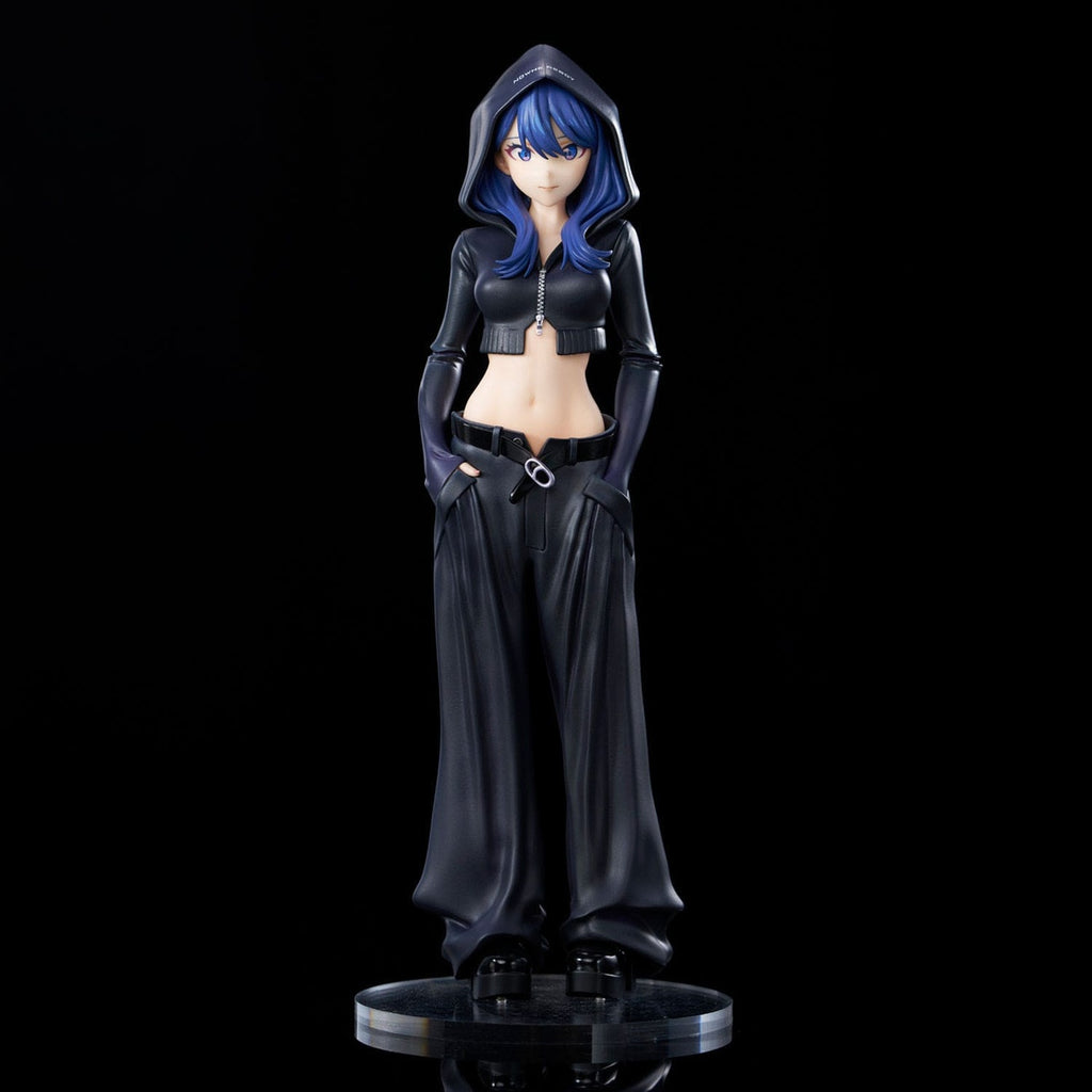 Imagen del producto Gridman Universe Zozo Black Collection figura PVC Rikka Takarada 24 cm