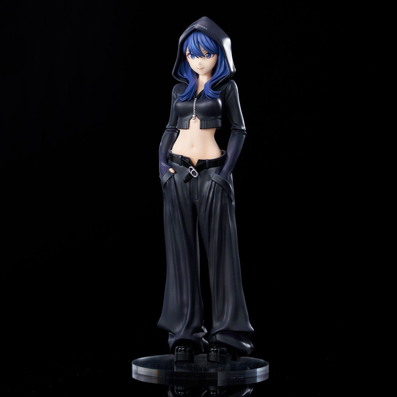 Imagen del producto Gridman Universe Zozo Black Collection figura PVC Rikka Takarada 24 cm