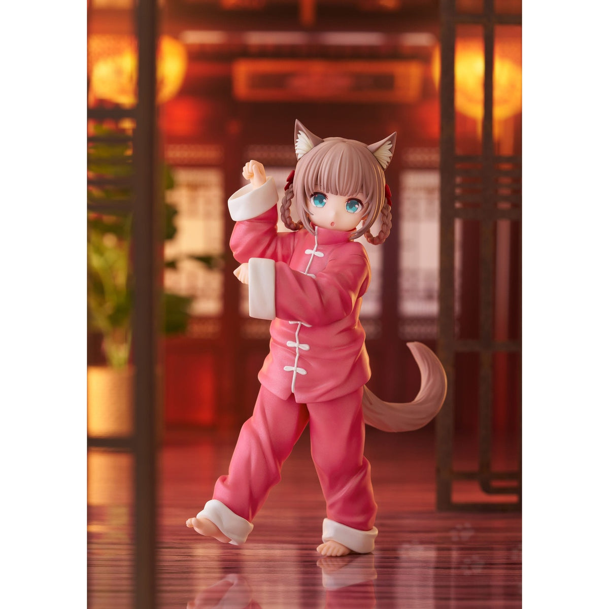 Imagen del producto My Cat Is a Kawaii Girl Palette Dress-Up Collection Estatua Kinako Nyang fu Ver. 15 cm