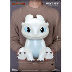 Imagen del producto Cómo entrenar a tu dragón Figura funcional Hucha Light Fury 35 cm