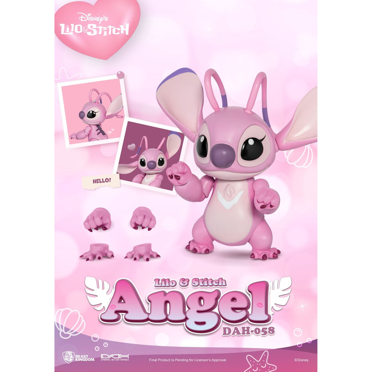 Imagen del producto Disney Dynamic 8ction Heroes figura de acción 1/9 Angel (Lilo & Stitch) 16 cm