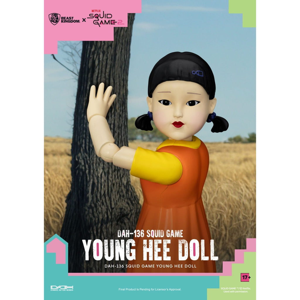 Product image Squid Game action figure with sound Young Hee Doll 30 cm