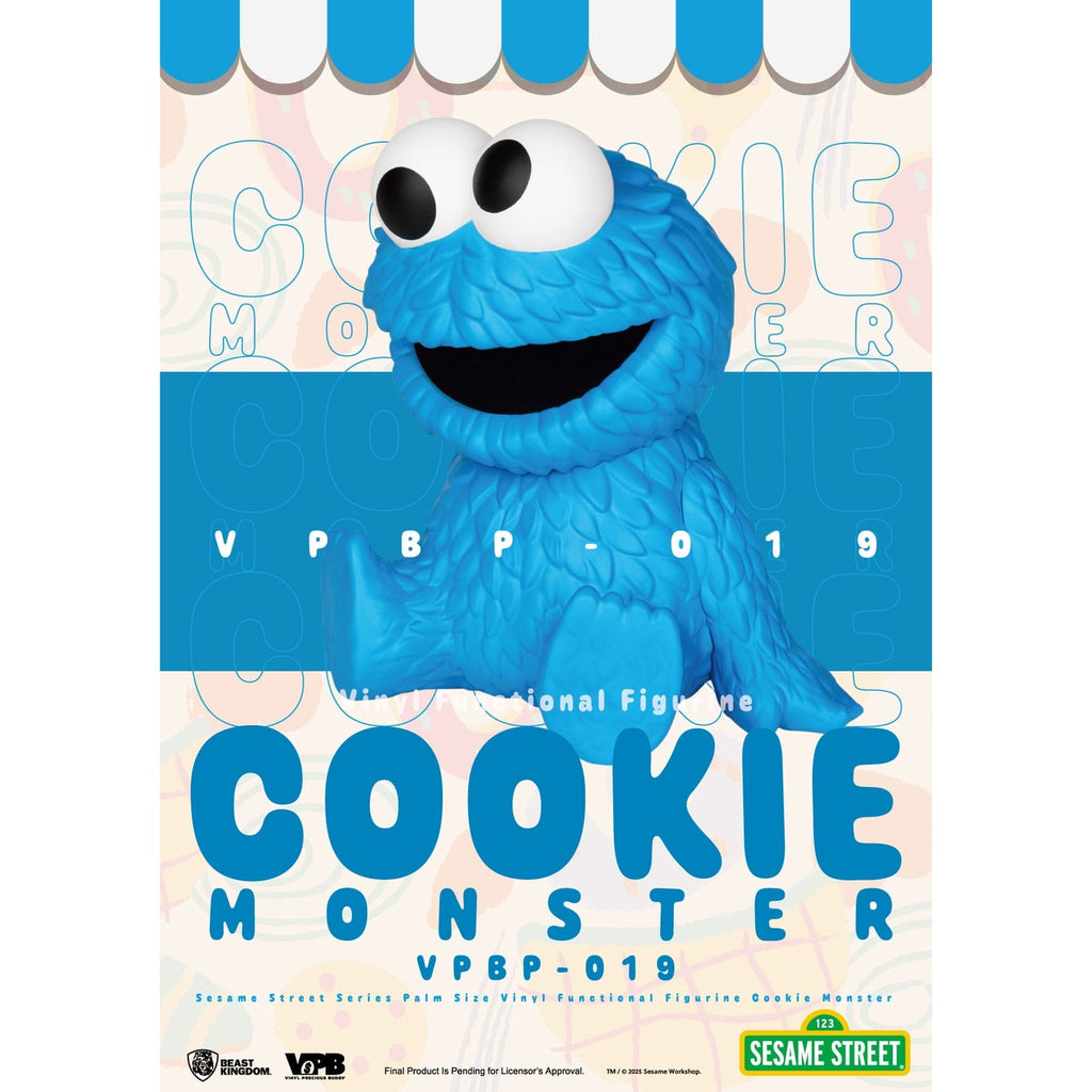 Imagen del producto Barrio Sésamo hucha de vinilo Cookie Monster 12 cm