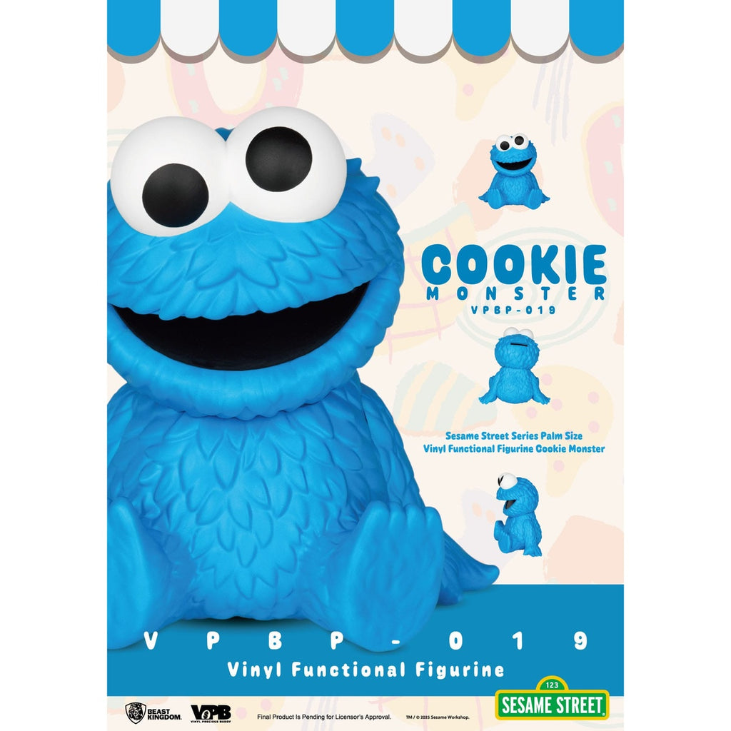 Imagen del producto Barrio Sésamo hucha de vinilo Cookie Monster 12 cm