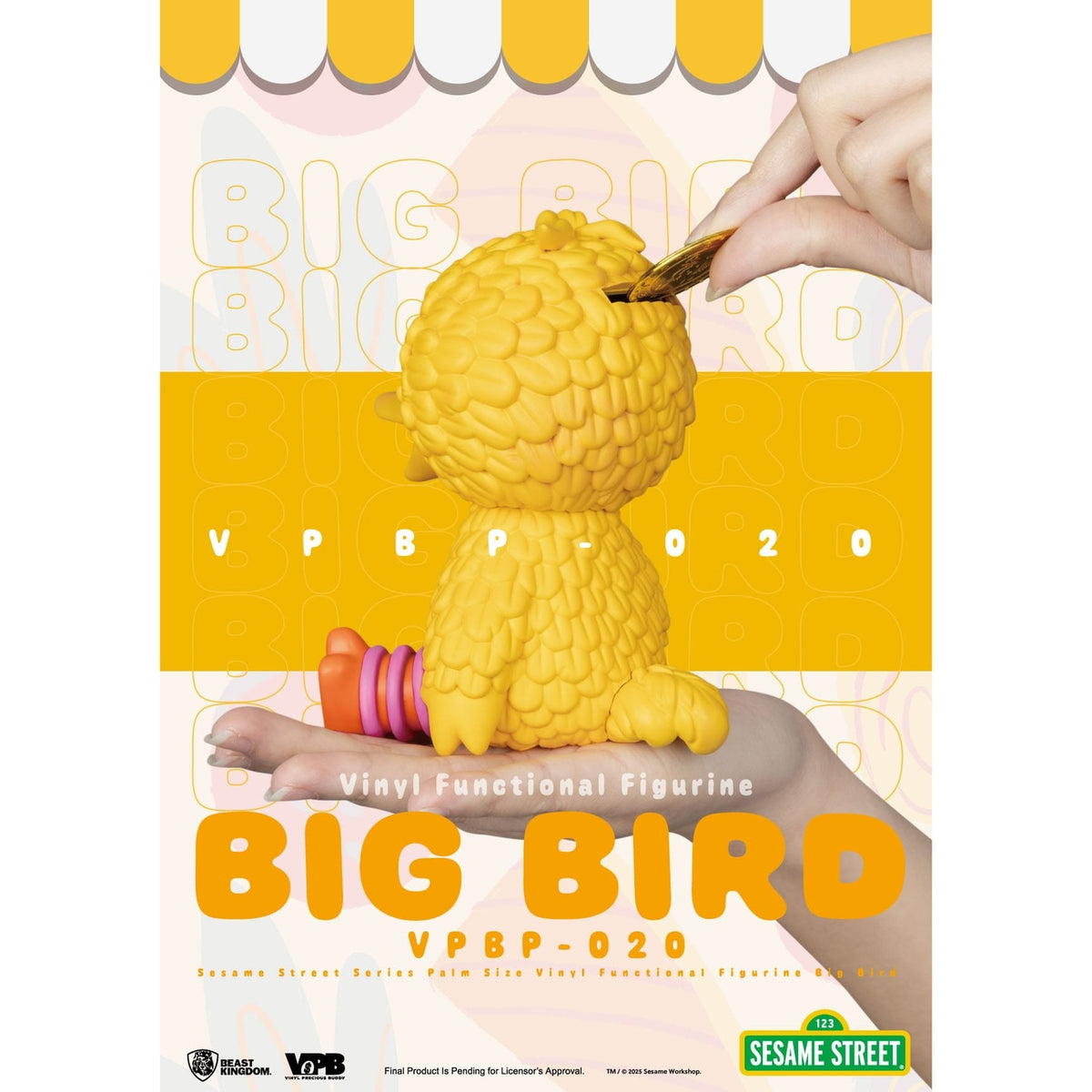 Imagen del producto Barrio Sésamo hucha de vinilo Cookie Monster 12 cm