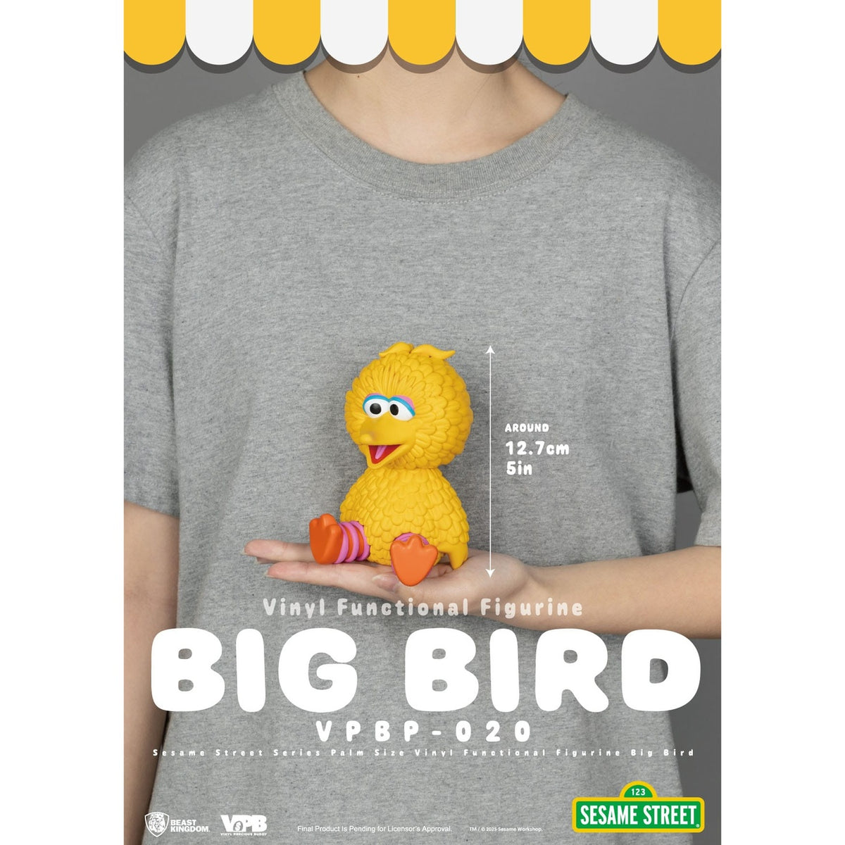 Imagen del producto Barrio Sésamo hucha de vinilo Cookie Monster 12 cm