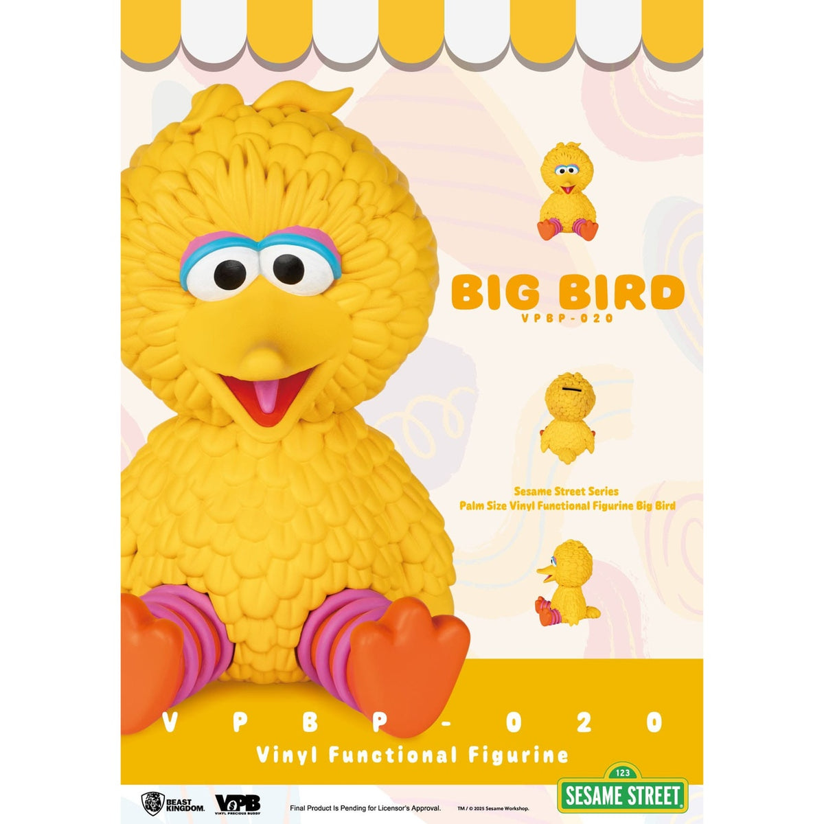 Imagen del producto Barrio Sésamo hucha de vinilo Cookie Monster 12 cm