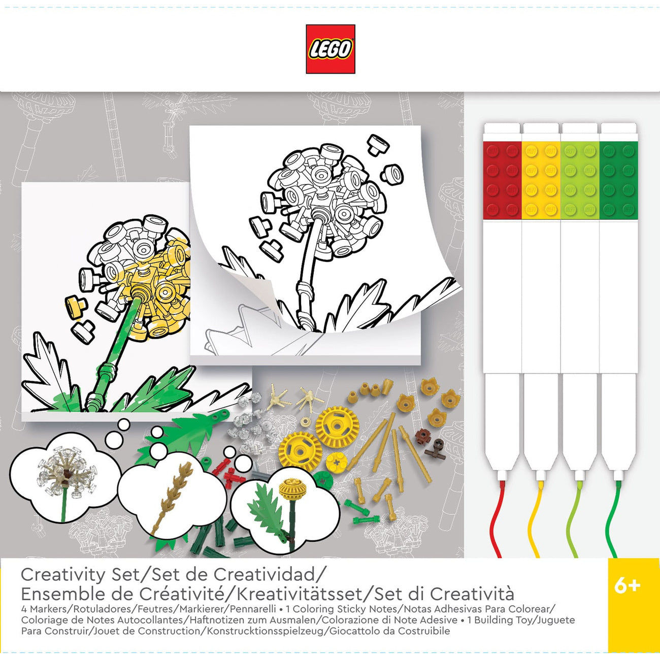 Imagen del producto LEGO Set de creatividad de papelería Plantas
