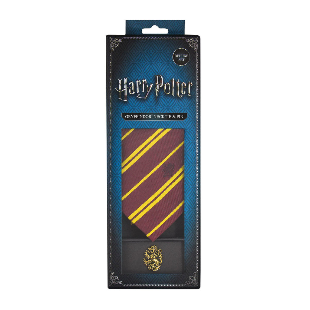 Imagen del producto Harry Potter Corbata y Pin Caja Deluxe Gryffindor