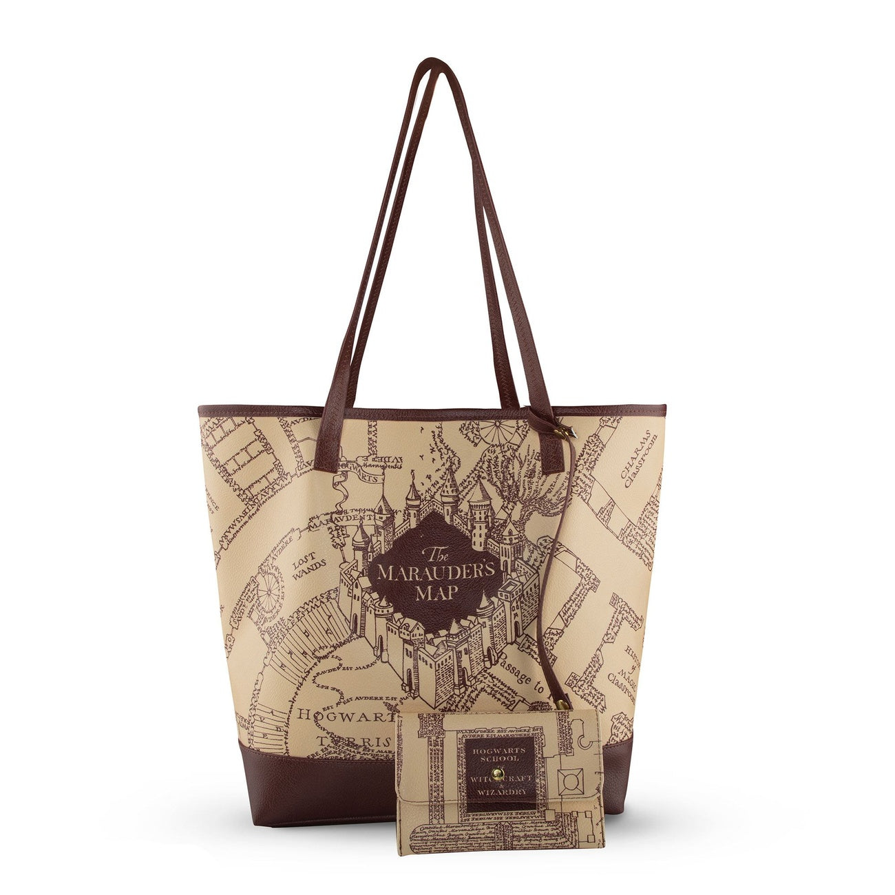 Imagen del producto Harry Potter Bolsa de tela y Cartera Mapa del Merodeador