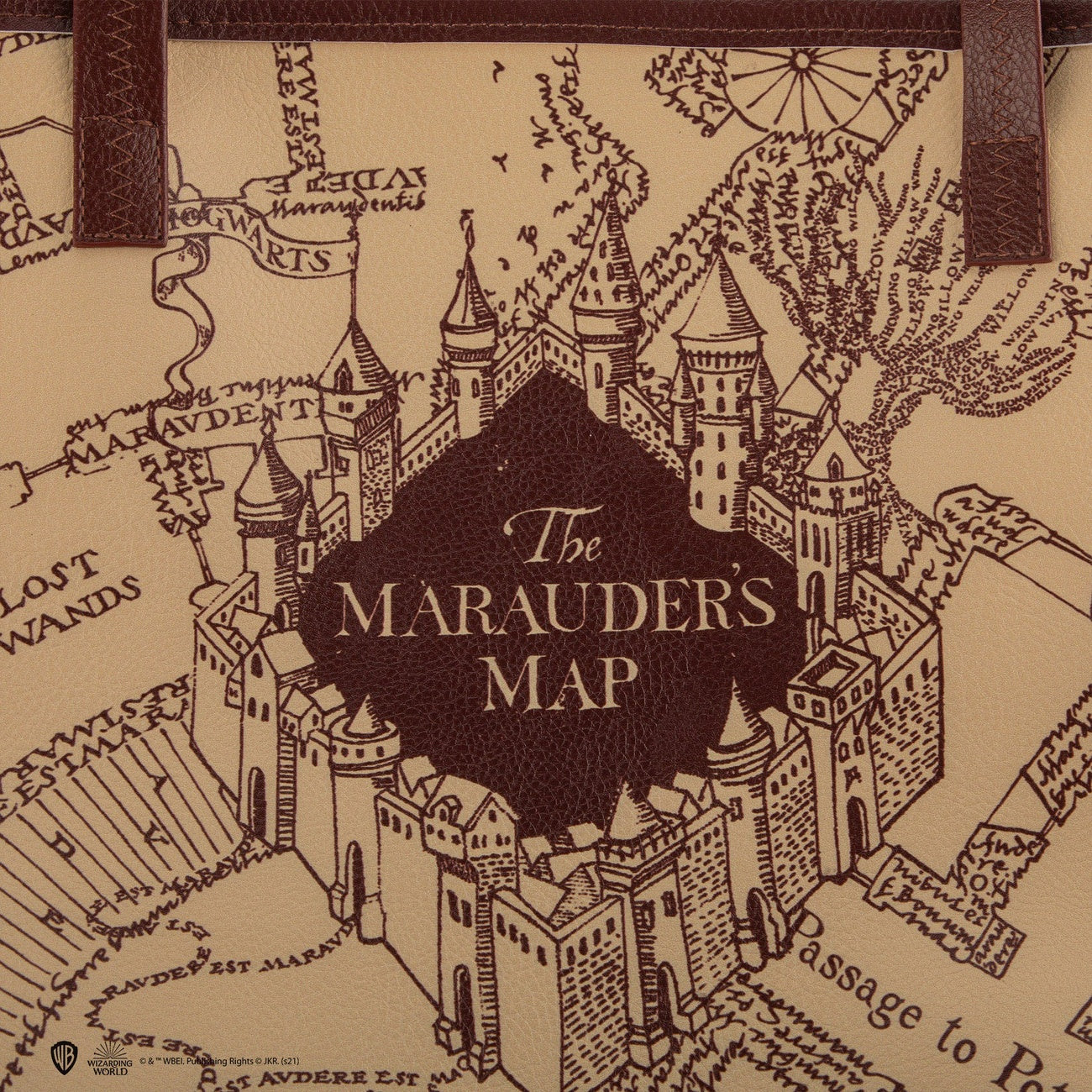 Imagen del producto Harry Potter Bolsa de tela y Cartera Mapa del Merodeador