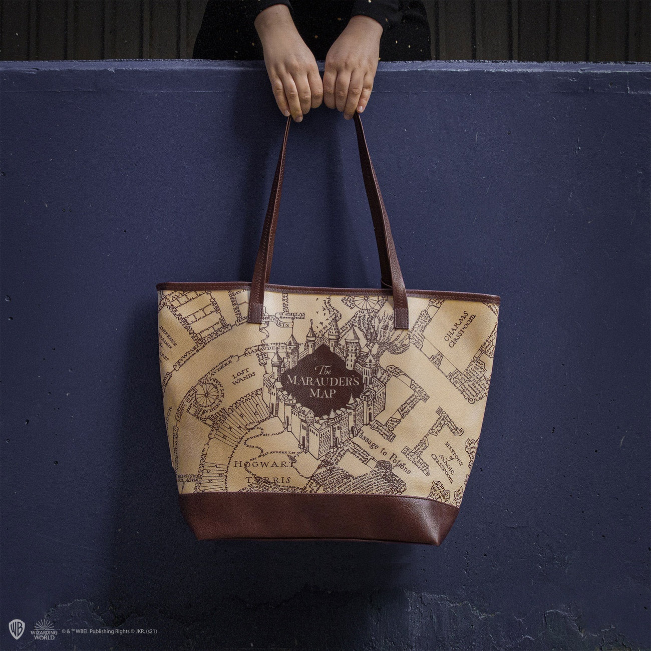 Imagen del producto Harry Potter Bolsa de tela y Cartera Mapa del Merodeador