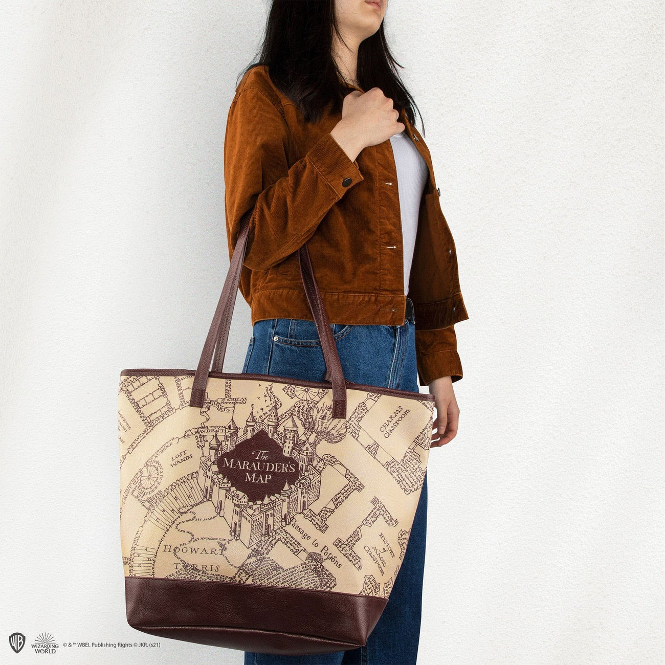 Imagen del producto Harry Potter Bolsa de tela y Cartera Mapa del Merodeador