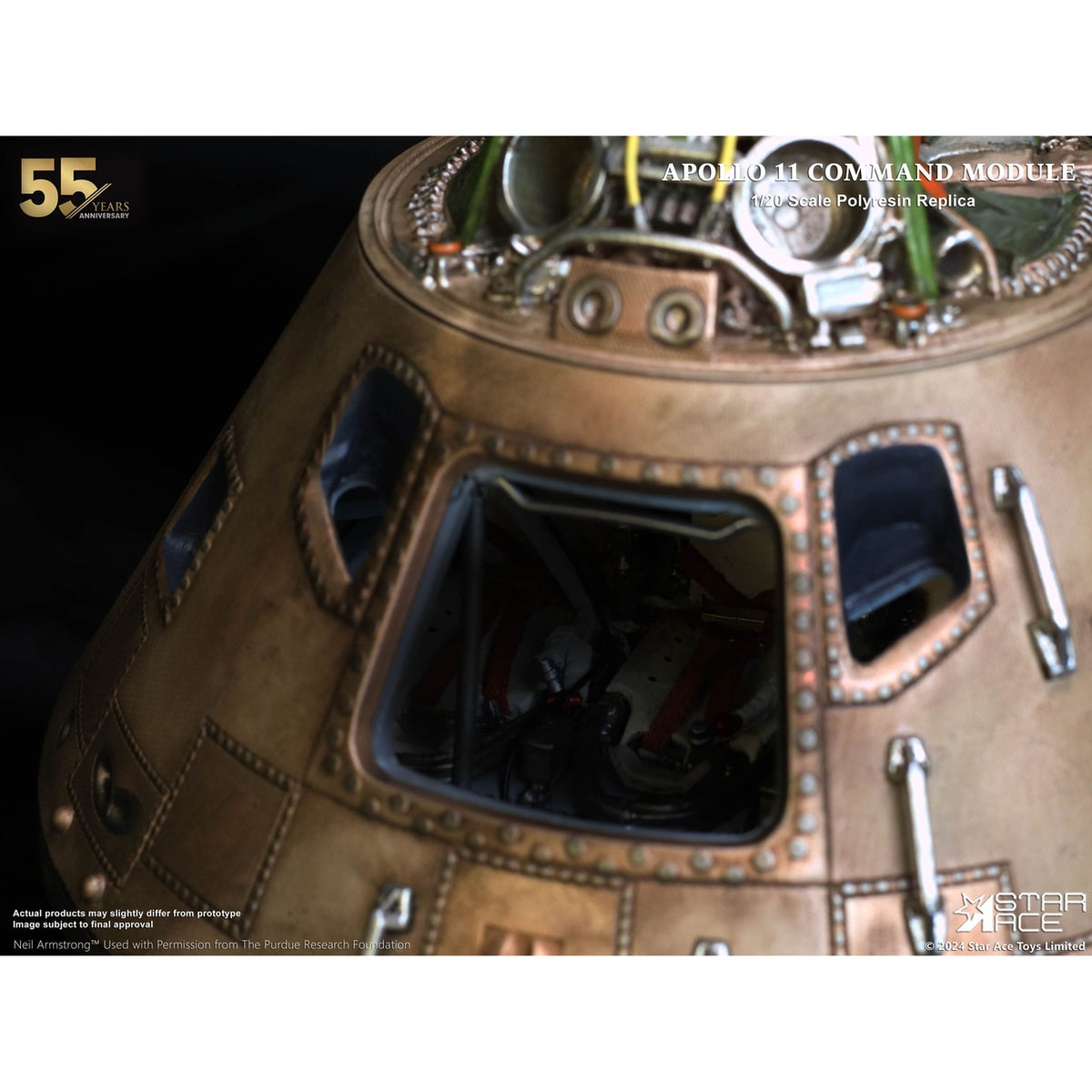 Product image Apollo 11 Replica 1/20 Command Module (DX) 20 cm
