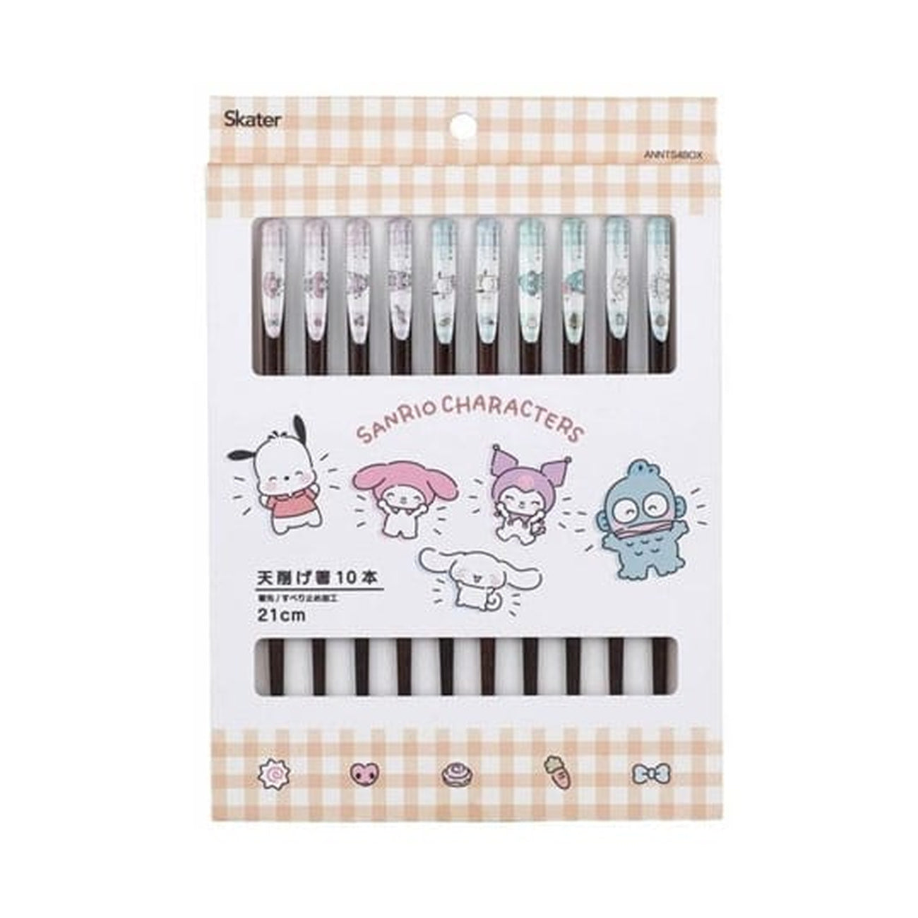 Imagen del producto Palillos Sanrio pack de 10 Characters
