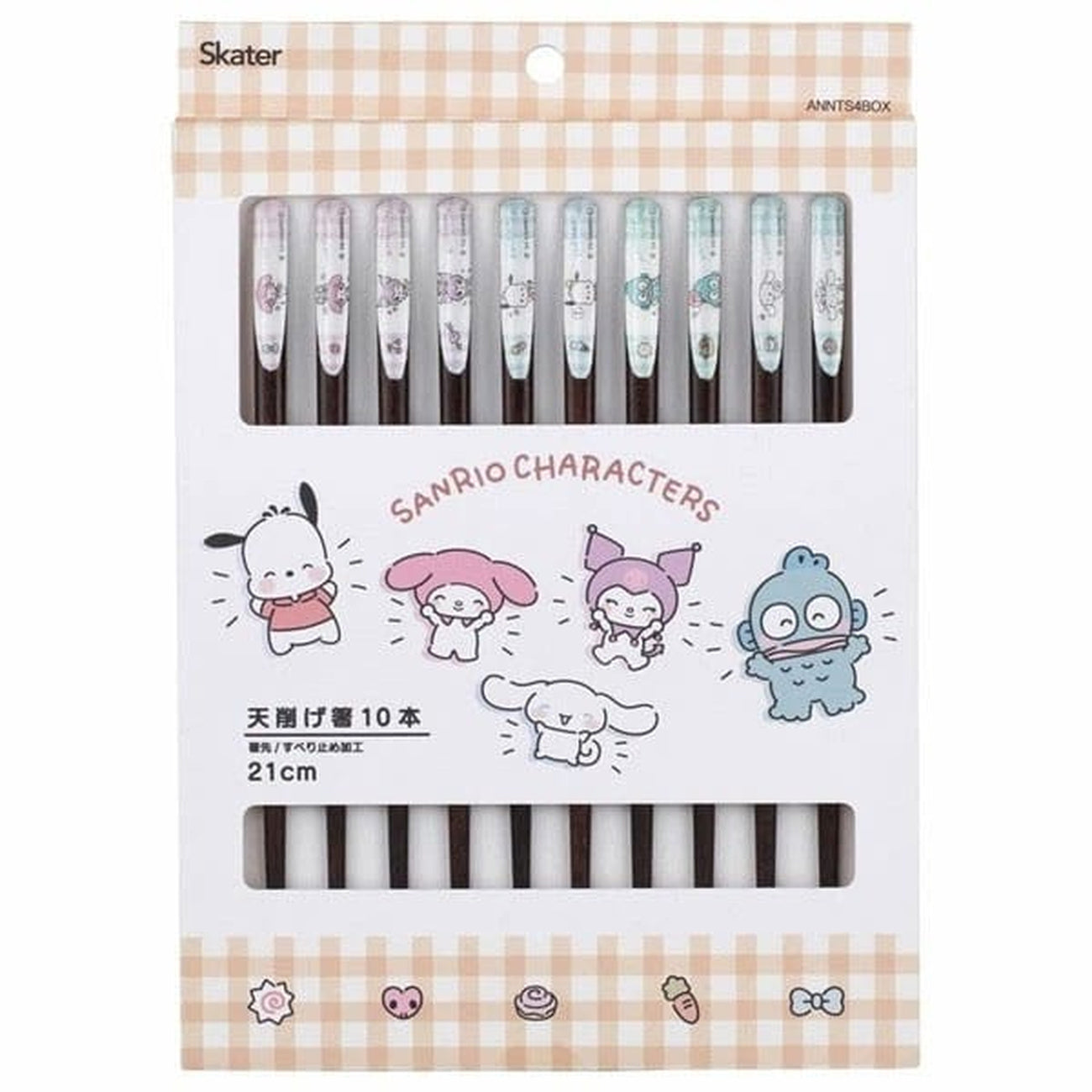 Imagen del producto Palillos Sanrio pack de 10 Characters