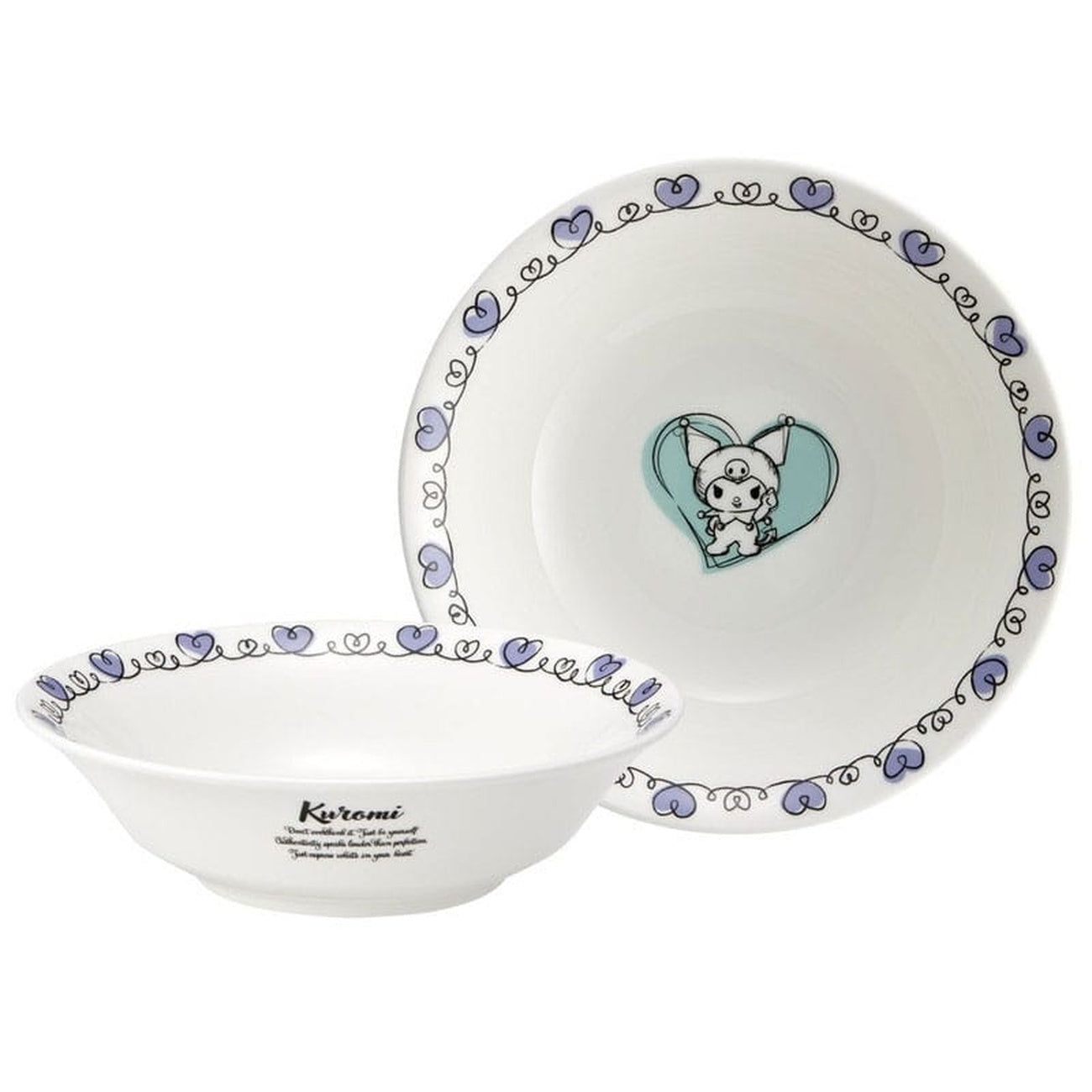 Imagen del producto Cuenco Sanrio de porcelana Bone China Kuromi