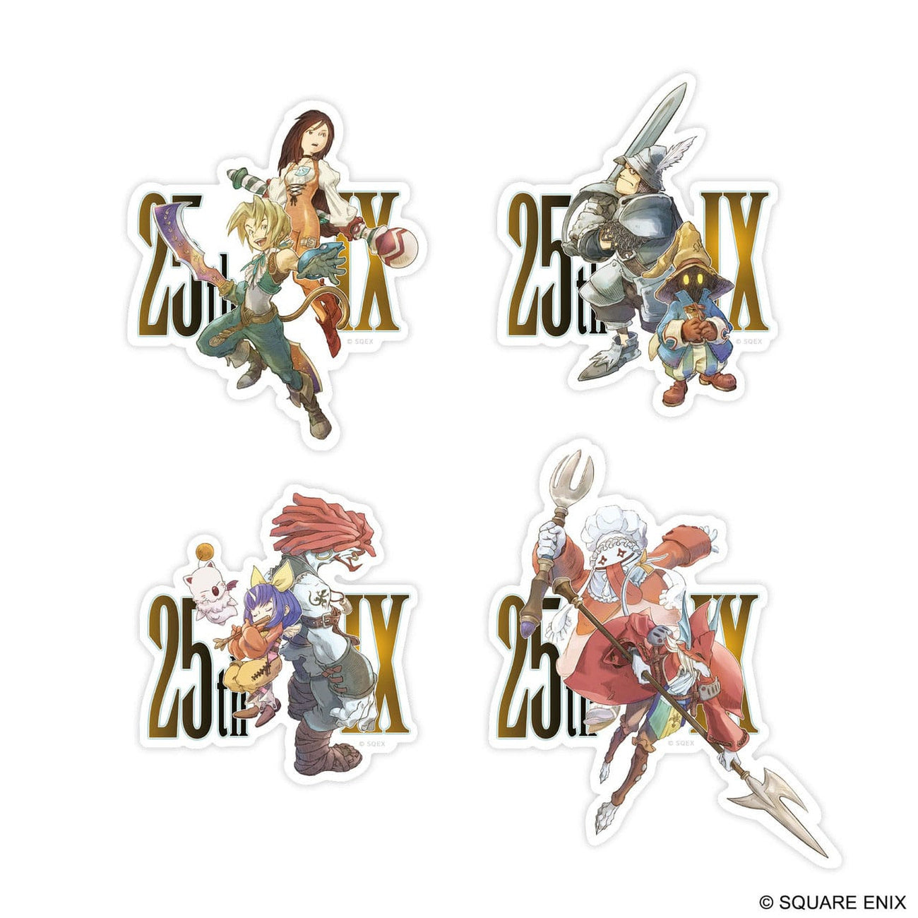 Imagen del producto Final Fantasy IX Sticker Pack 25th Anniversary