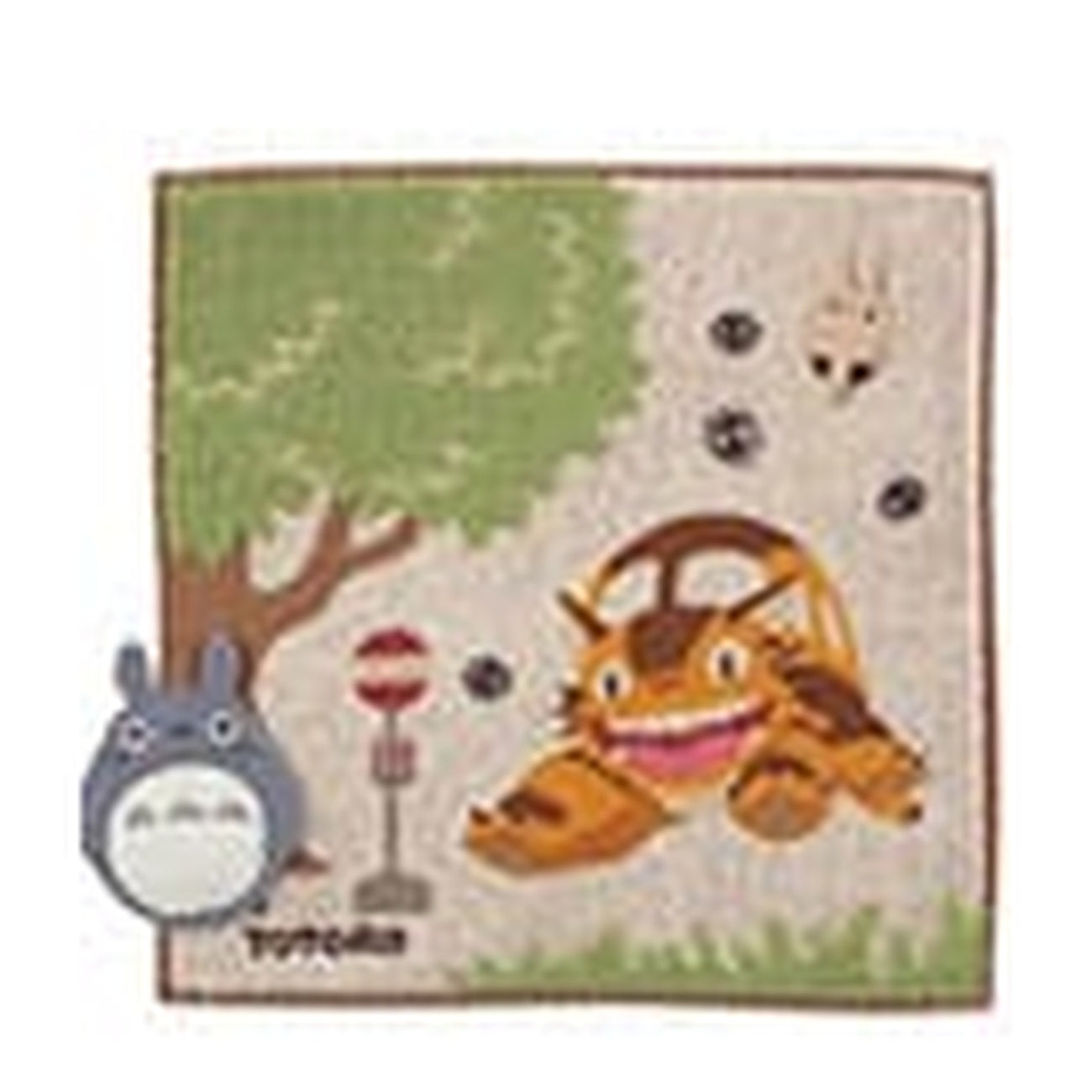 Imagen del producto Mi Vecino Totoro mini toalla Parada de autobús 25 x 25 cm
