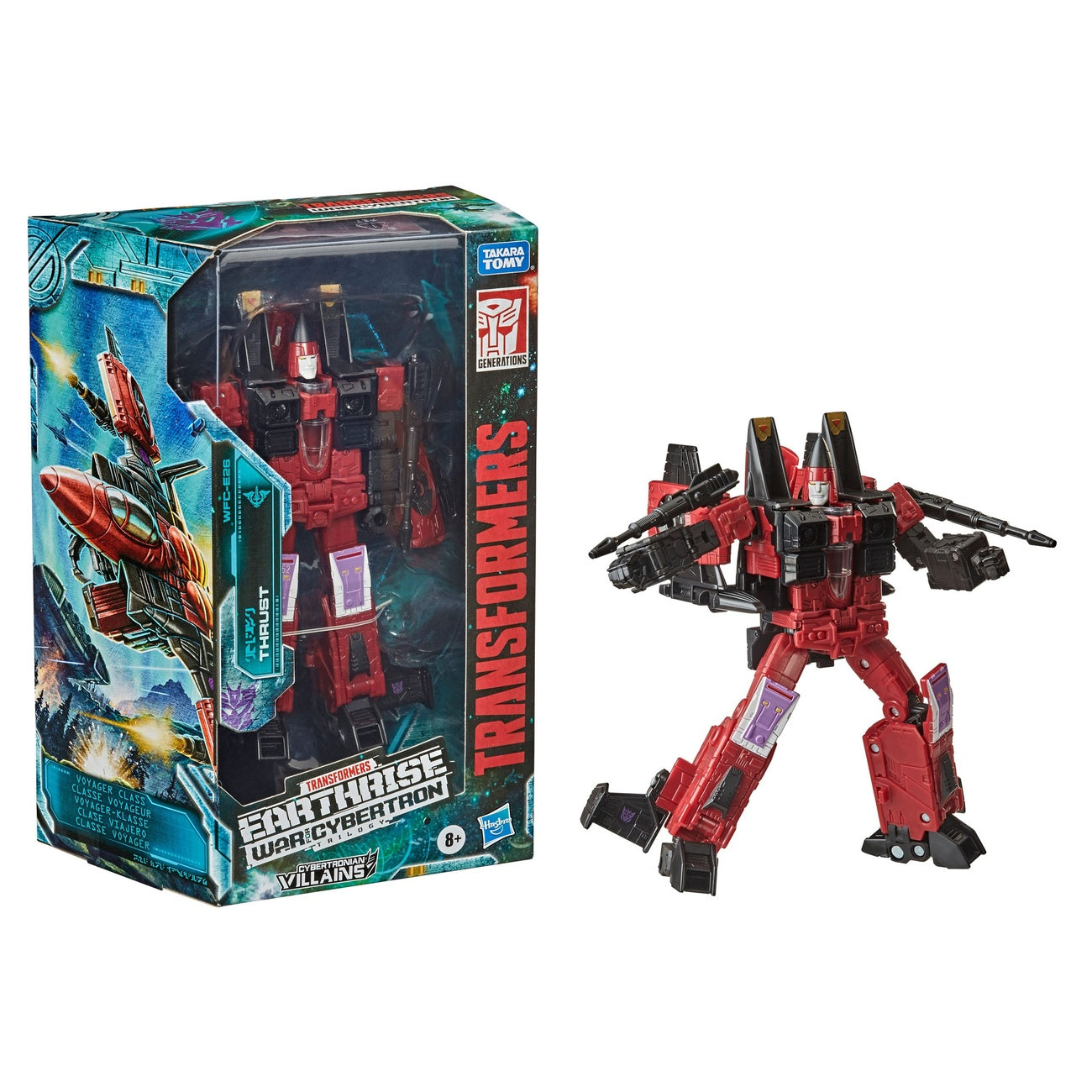 Imagen del producto Transformers Generations War for Cybertron: Earthrise figura de acción Voyager Class Thrust 18 cm