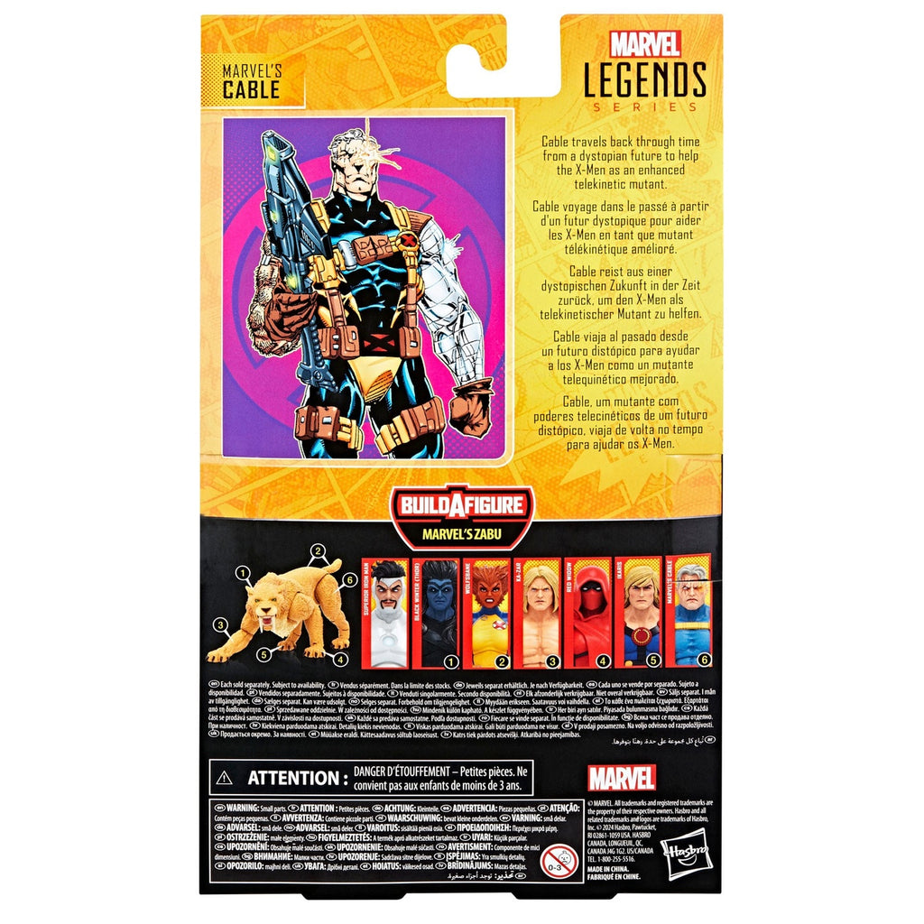 Imagen del producto Figura de acción Marvel Legends Marvel's Cable (BAF: Marvel's Zabu) 15 cm