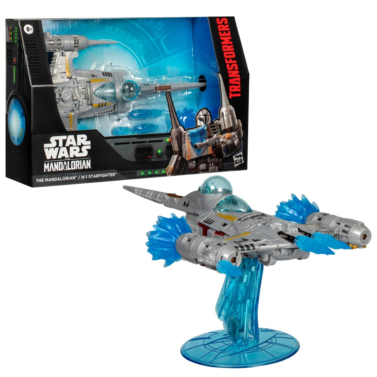 Imagen del producto Figura de acción Star Wars x Transformers The Mandalorian / N-1 Starfighter 19 cm