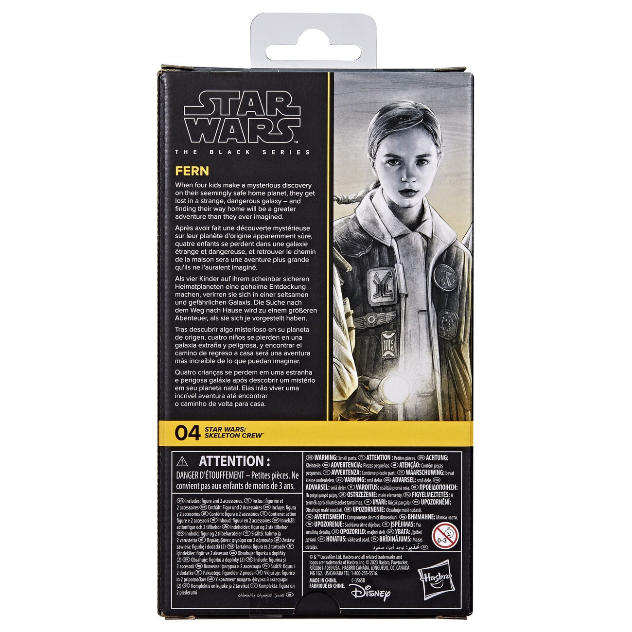Imagen del producto Star Wars: Skeleton Crew figura de acción Black Series Fern 15 cm