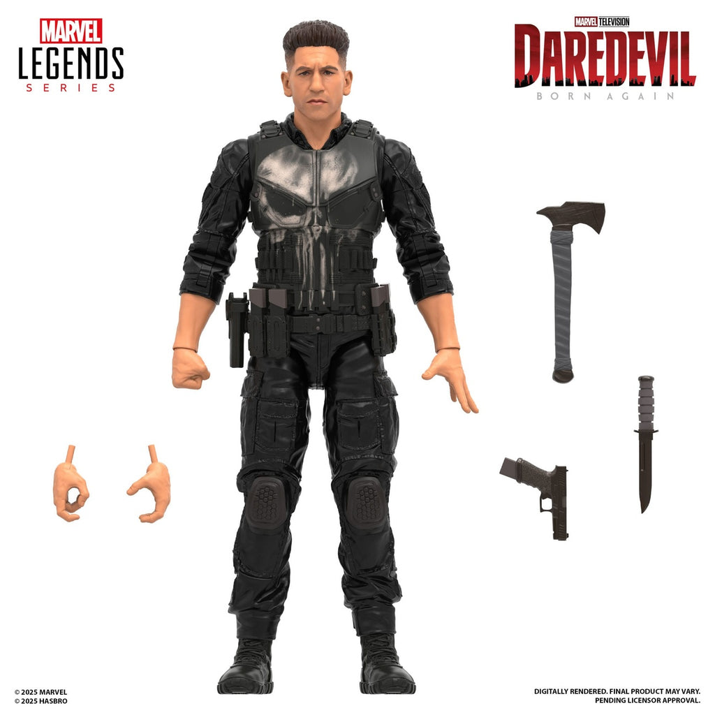 Imagen del producto Daredevil: Born Again figura de acción Marvel Legends Punisher 15 cm