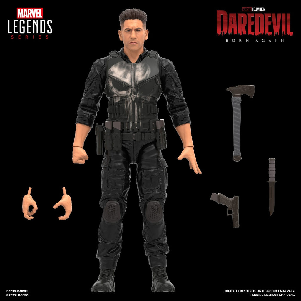 Imagen del producto Daredevil: Born Again figura de acción Marvel Legends Punisher 15 cm