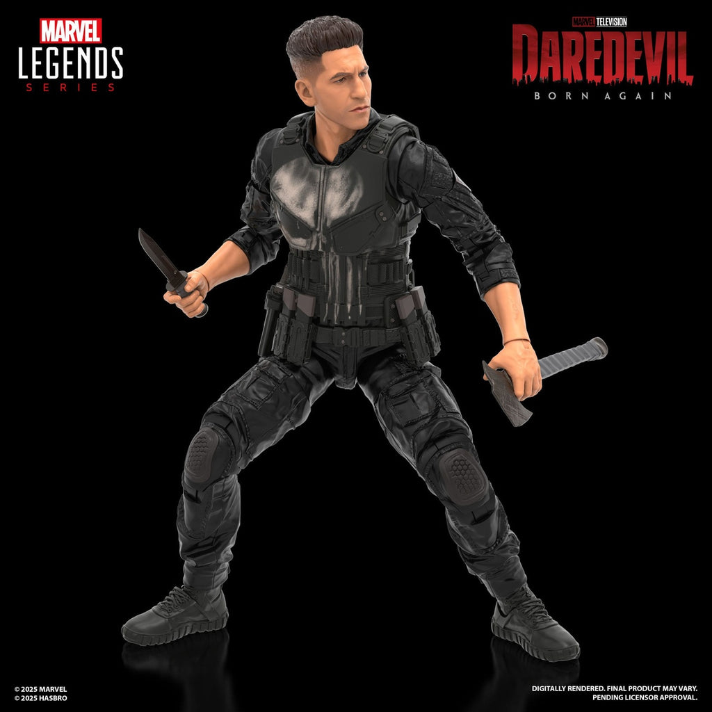 Imagen del producto Daredevil: Born Again figura de acción Marvel Legends Punisher 15 cm