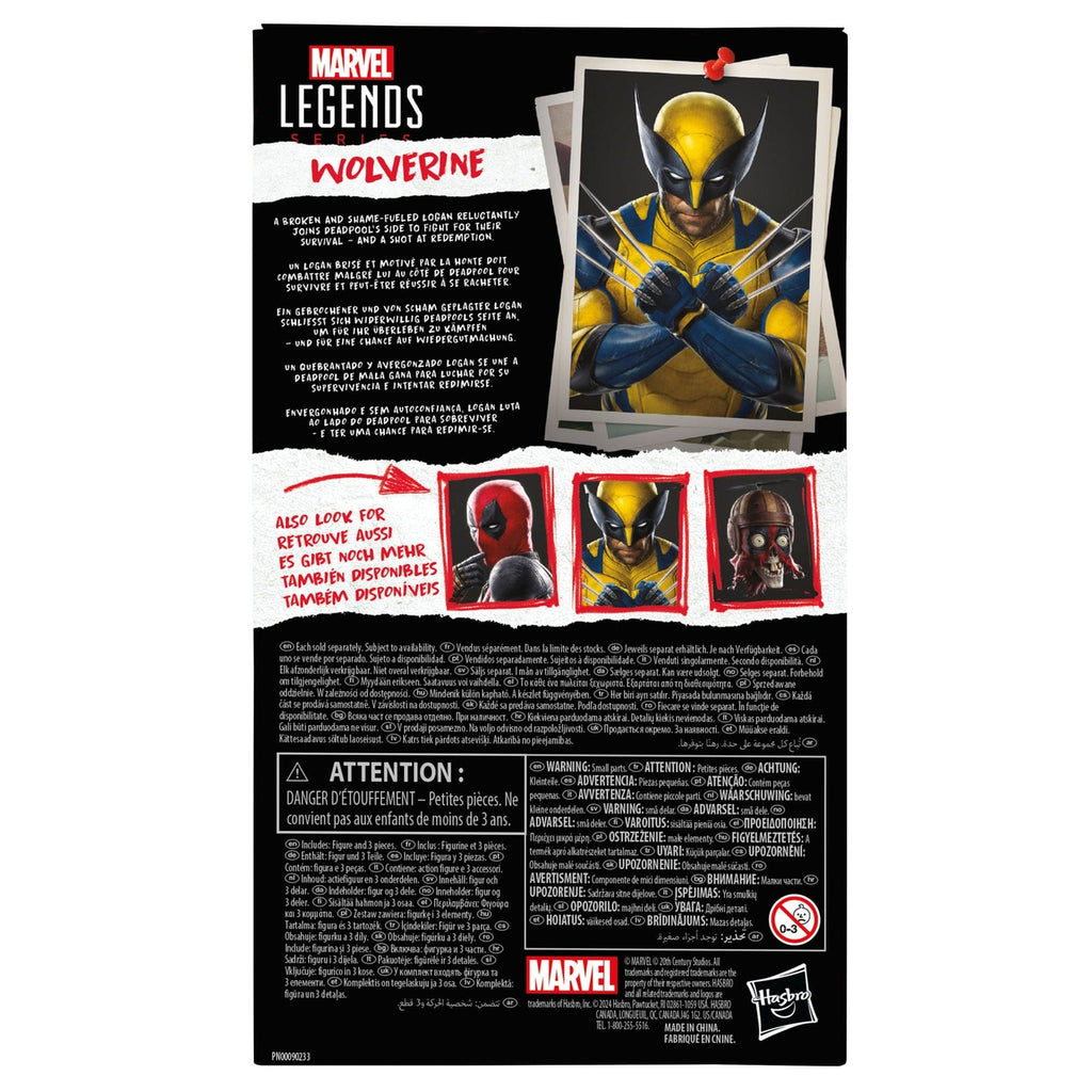 Imagen del producto Deadpool & Wolverine Marvel Legends figura de acción Wolverine 15 cm