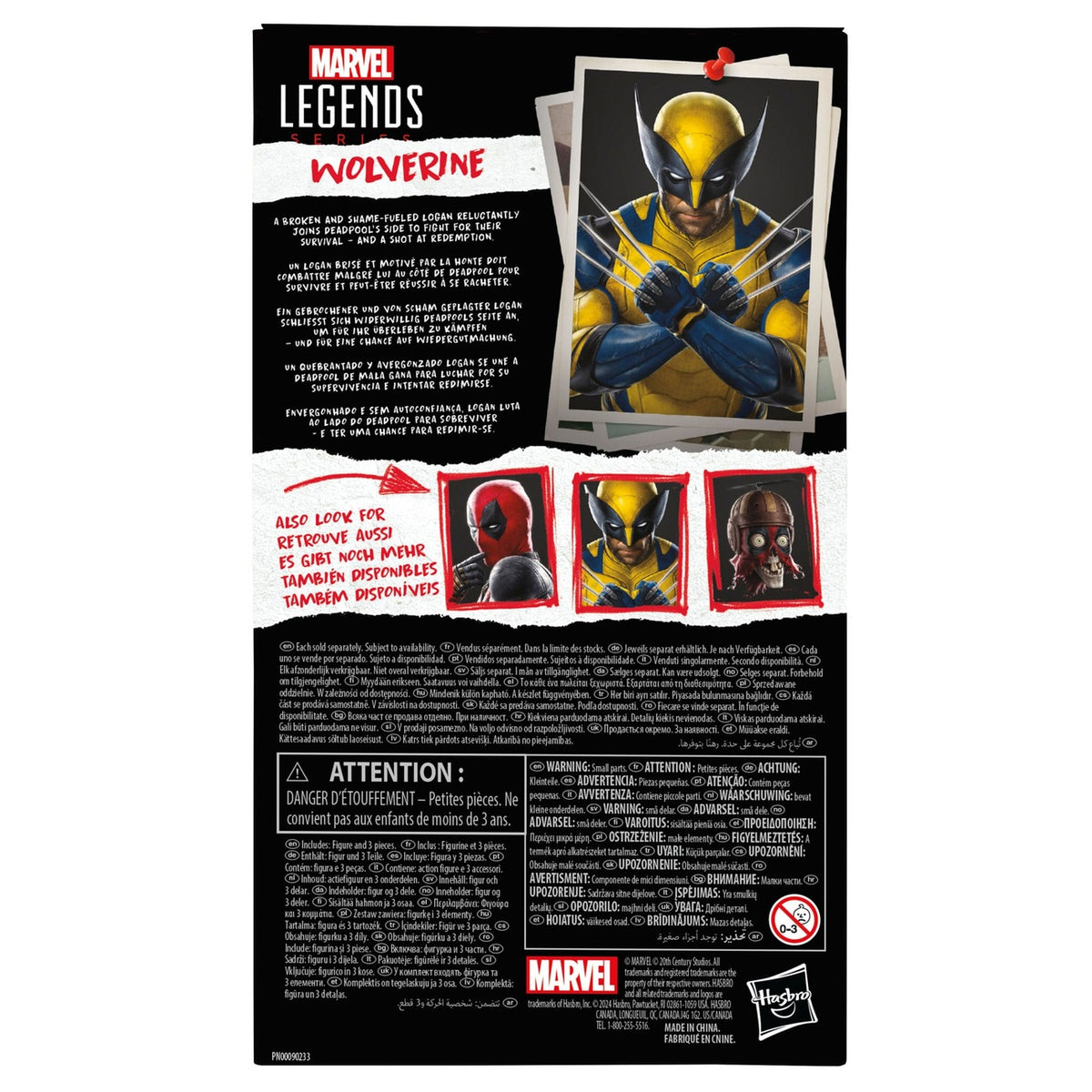 Imagen del producto Deadpool & Wolverine Marvel Legends figura de acción Wolverine 15 cm