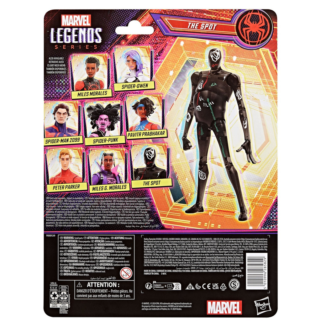 Imagen del producto Spider-Man: Across the Spider-Verse Marvel Legends figura de acción The Spot 15 cm