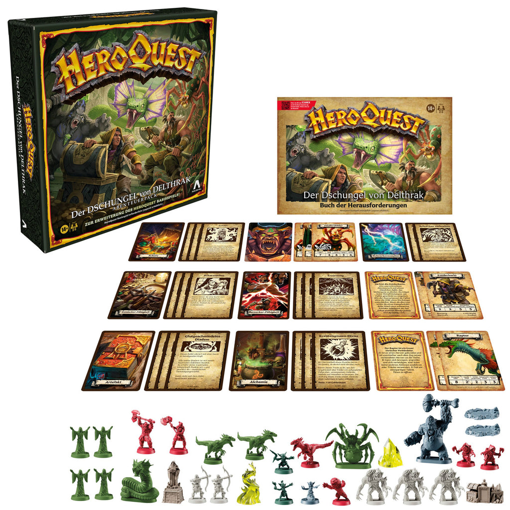 Imagen del producto HeroQuest Expansión de juego de mesa La Jungla de Delthrak Adventure Pack *Versión alemana*