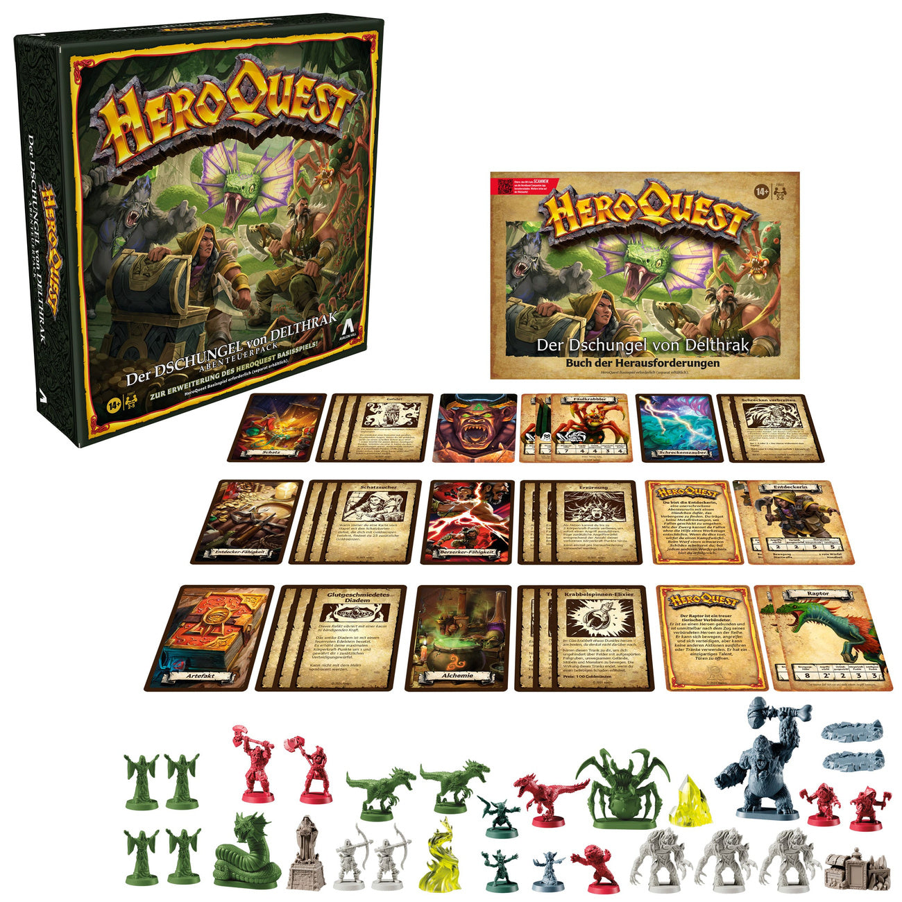 Imagen del producto HeroQuest Expansión de juego de mesa La Jungla de Delthrak Adventure Pack *Versión alemana*