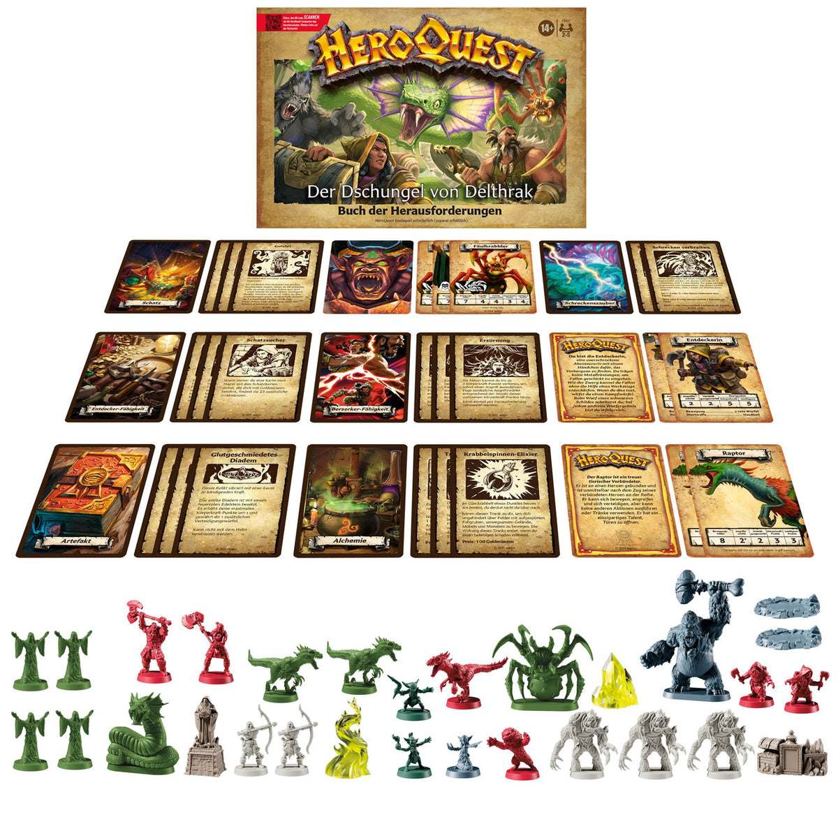 Imagen del producto HeroQuest Expansión de juego de mesa La Jungla de Delthrak Adventure Pack *Versión alemana*