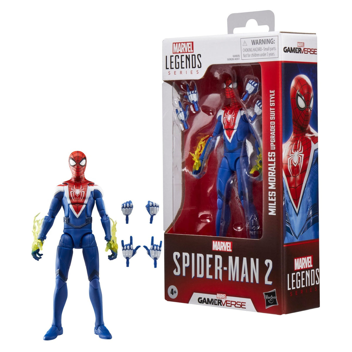 Imagen del producto Spider-Man 2 Marvel Legends Gamerverse Figura de acción Miles Morales (Upgraded Suit Style) 15 cm