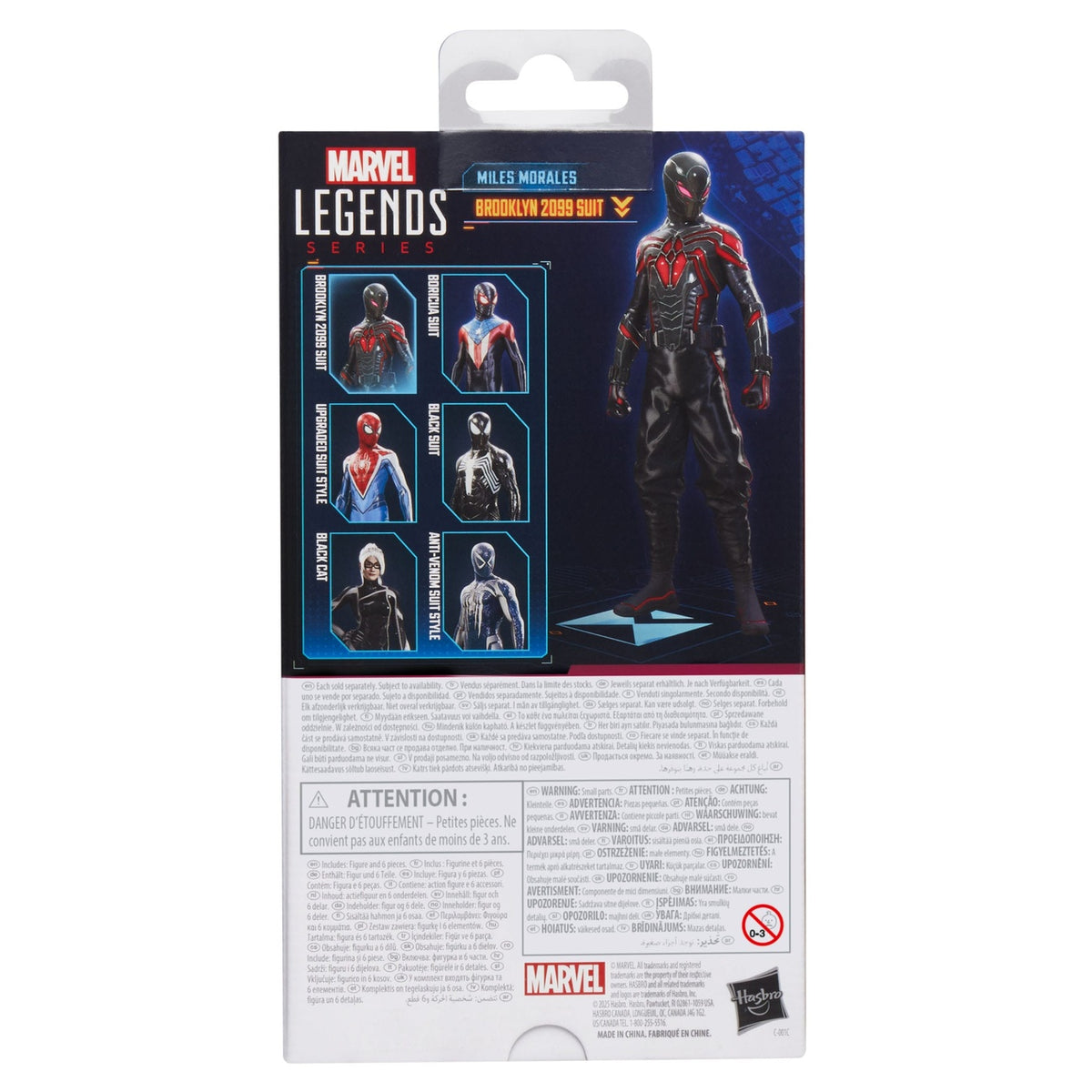 Product image Spider-Man 2 Marvel Legends Gamerverse Action Figure Miles Morales (Brooklyn 2099 Suit) 15 cm