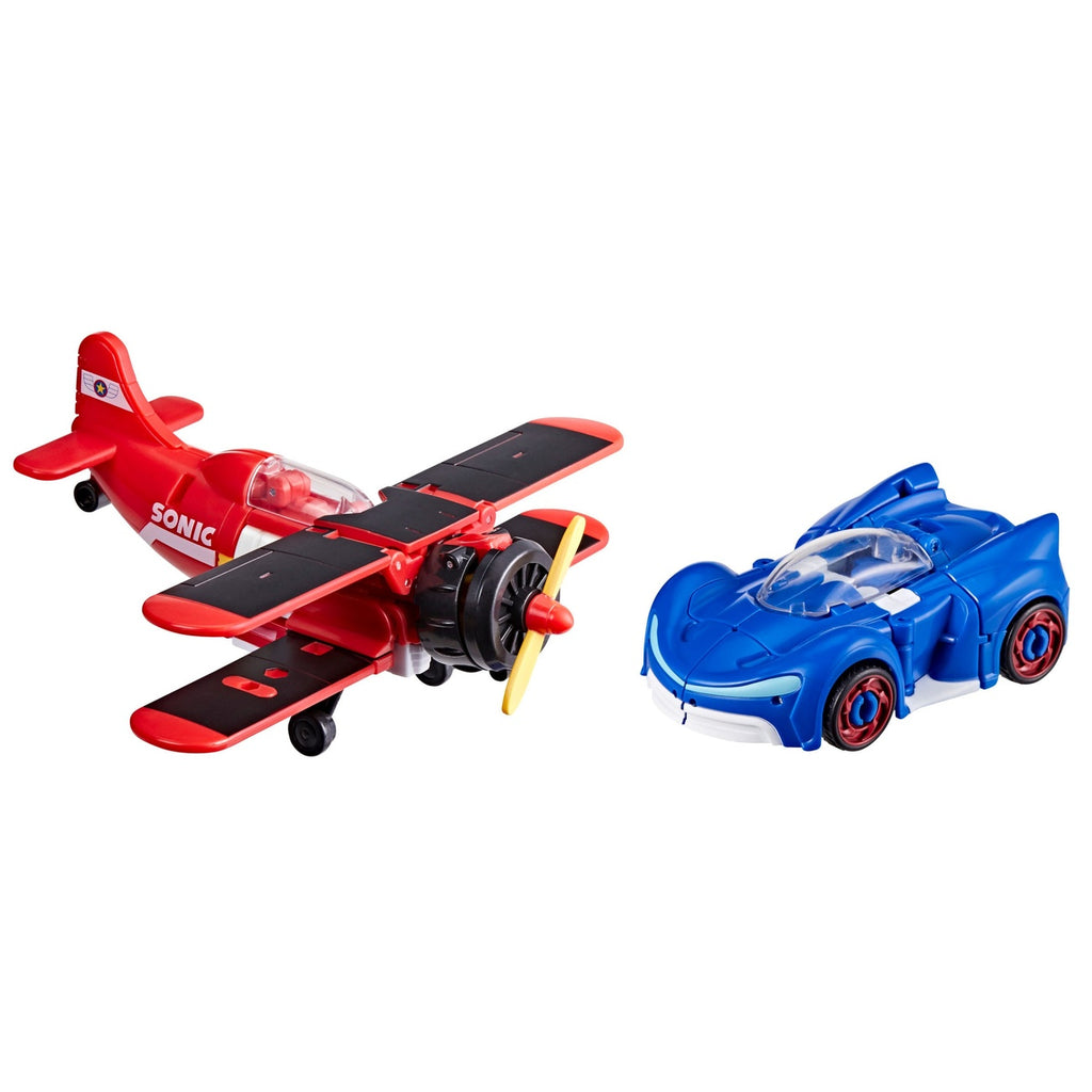 Imagen del producto Sonic the Hedgehog x Transformers Pack de 2 figuras de acción Wingtail & Blue Booster 13 cm