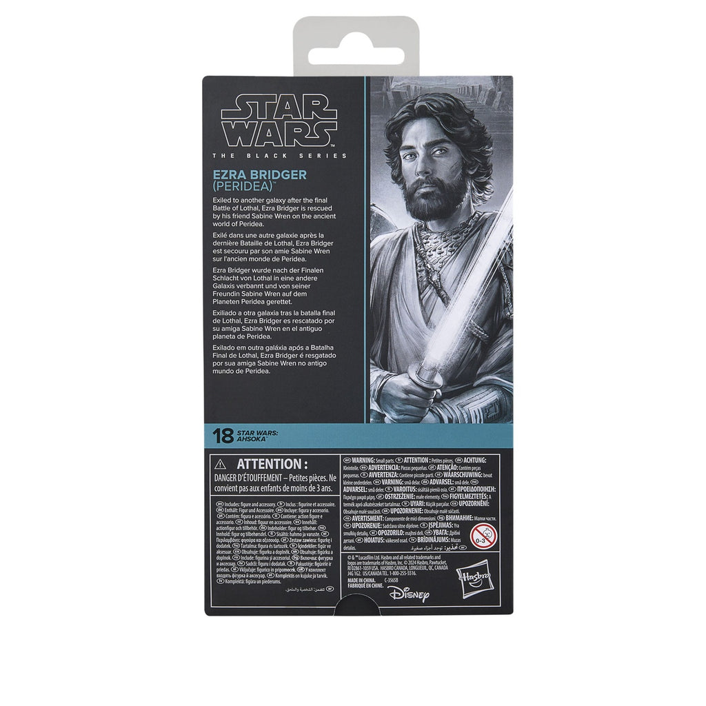 Imagen del producto Star Wars: Ahsoka figura Black Series Ezra Bridger (Peridea) 15 cm