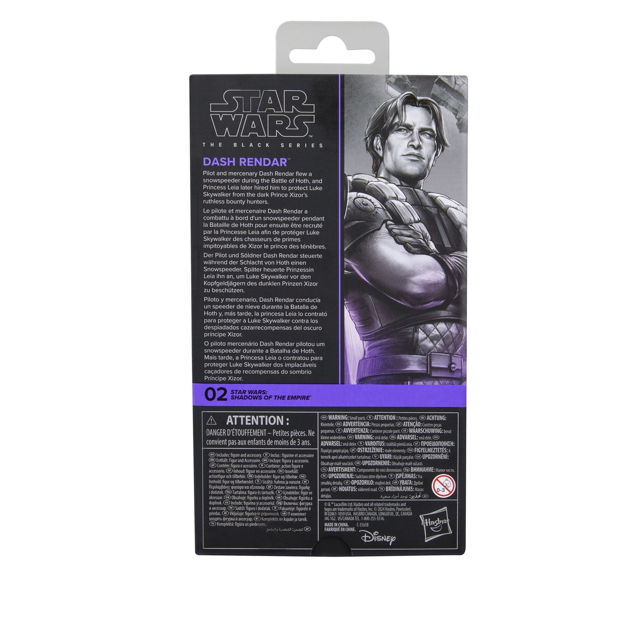 Imagen del producto Star Wars: Shadows of the Empire figura Black Series Dash Rendar 15 cm