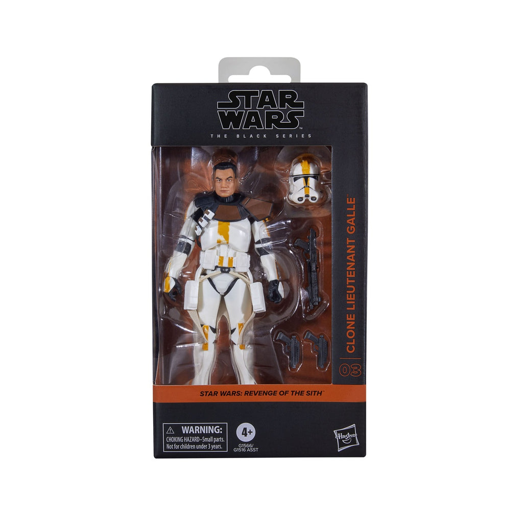 Imagen del producto Star Wars Episodio III Figura de acción Black Series Clone Lieutenant Galle 15 cm