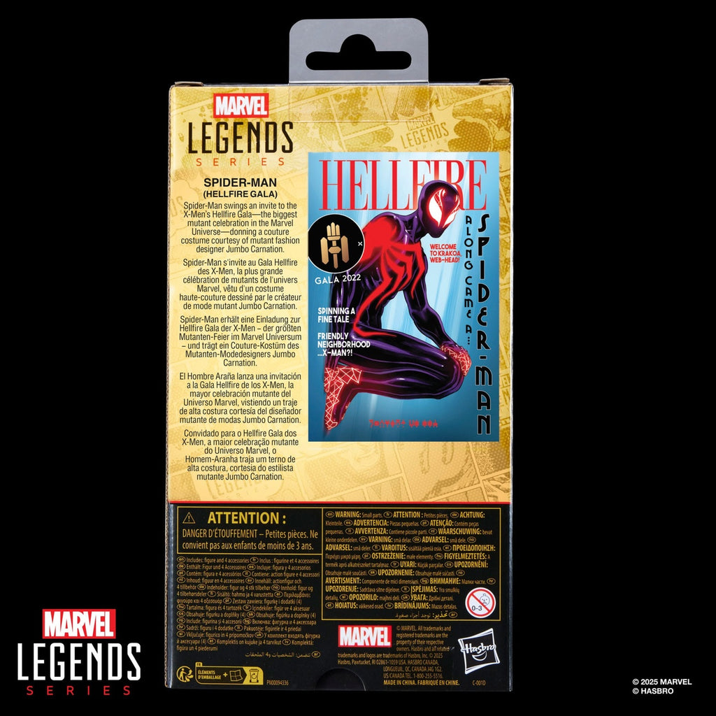 Product image The Amazing Spider-Man Marvel Legends Action Figure Spider-Man Hellfire Gala 15 cm