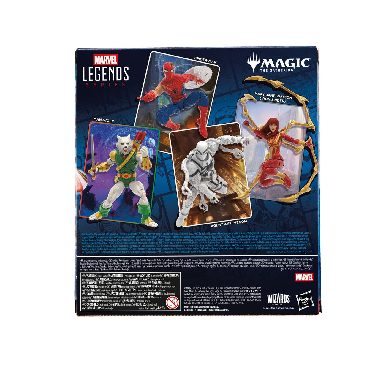 Imagen del producto Marvel Legends Magic: The Gathering figura de acción Mary Jane Watson (Iron Spider) (con carta foil exclusiva) 15 cm
