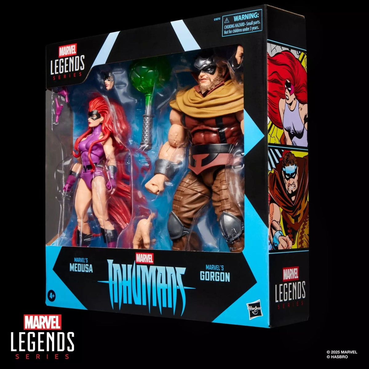 Imagen del producto Inhumans Marvel Legends pack de 2 figuras de acción – Marvel's Medusa & Marvel's Gorgon 15 cm